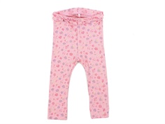 Name It candy pink floral leggings